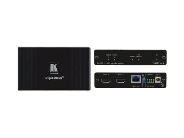 Kramer DigiTOOLS VS-21DT - Video/audio switch - 2 x HDMI - stasjonær