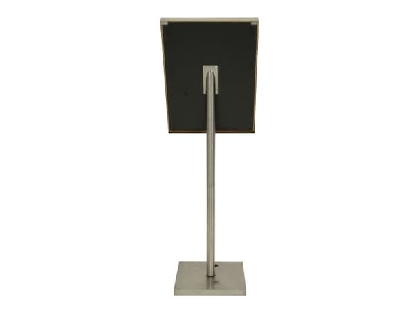 Securit CLASSIC LED informationsdisplay panel för 4xA4 stål vitt ljus