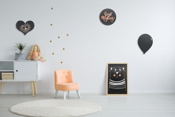 Securit Woody extra stor whiteboardtavla i teak