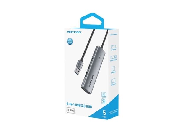 Hub 5w1 USB-A USB 3.0 Vention 0.15 m