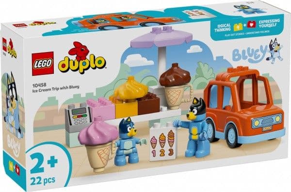 LEGO DUPLO Bluey 10458 Jäätelöretki Blueyn kanssa