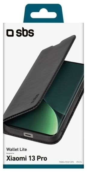 SBS Book Wallet Lite Xiaomi 13 Pro musta