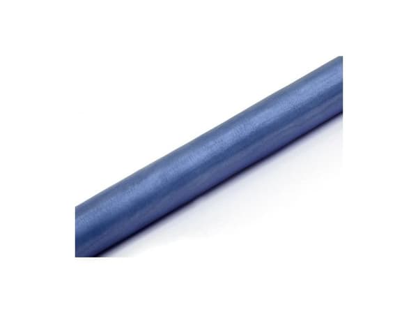 Tummansininen Organza