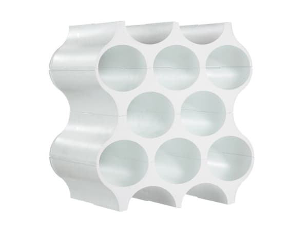 koziol SET-UP, 8 pullo(a), Valkoinen, Pöydällä pidettävä viinipulloteline