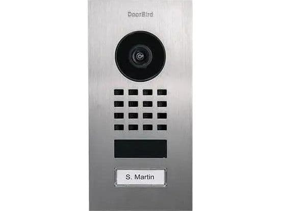 DoorBird D1101V FLUSH-MOUNT, Rustfrit stål, IP65, Rustfrit stål, Knapper, 10,100 Mbit/s, 10/100Base-T(X)