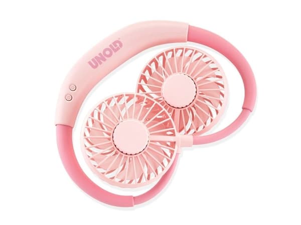 UNOLD Neck Breezy - Fläkt - mobil - rosa