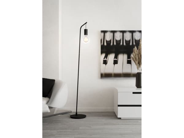 EGLO CRANLEY gulv E27 H1700 sort