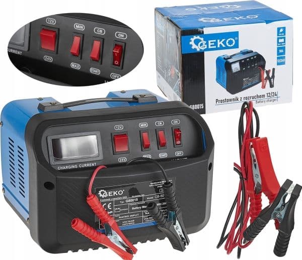 Lader med startfunksjon 12/24 CB-50 20-380Ah