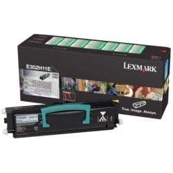 Lexmark E352H11E, 9000 sivua, Musta, 1 kpl