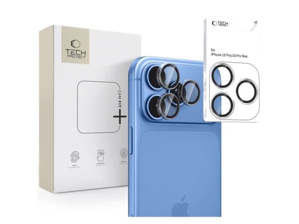 Tech-Protect OSLONA APARATU TECH-PROTECT CAMRING FIT+ IPHONE 18 PRO / MAX CLEAR