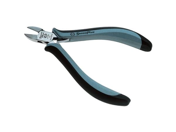 C.K Tools SensoPlus, Sivuleikkauspihdit, Stål, Sort/blå, 11,5 cm