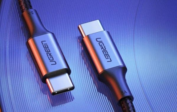 Ugreen US316 100W 3m USB-C til USB-C-kabel – grå