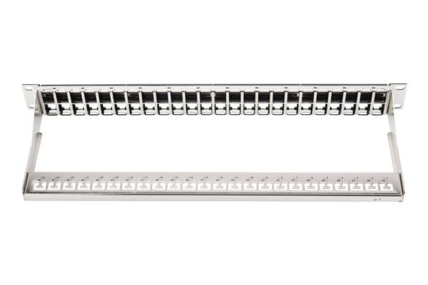 DIGITUS Professional DN-91424 - Patch-panel - CAT 6a - STP - svart, RAL 9005 - 1U - 19" - 48 portar