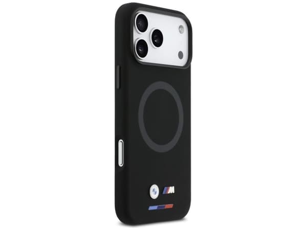 BMW M Silicon Logo MagSafe Case for iPhone 17 Pro Max - Black