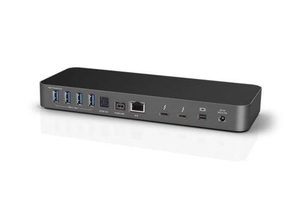 OWC Thunderbolt 3 Dock - Dokkingstasjon - Thunderbolt 3 - Mini DP - 1GbE - 85 watt