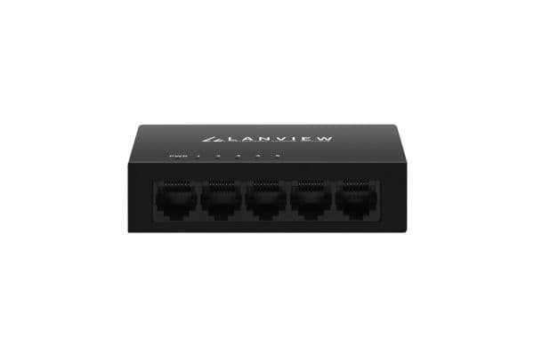 Lanview - Switch - smart - 5 x 10/100/1000 - skrivbordsmodell