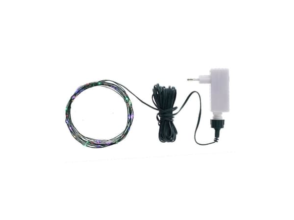 Sirius Knirke ljusslinga 80 LED - Multi/Grön