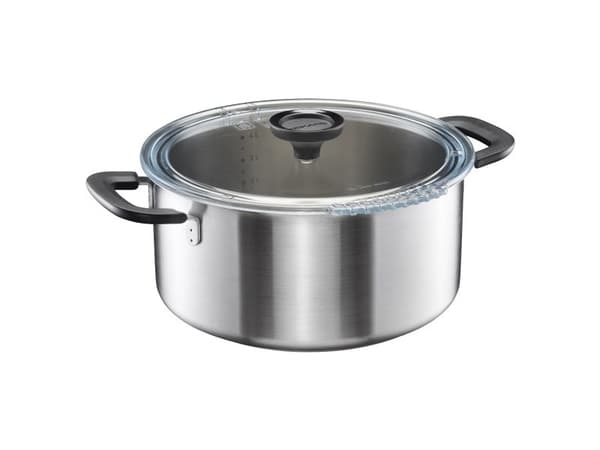 FISKARS kastrull 5L rostfritt stål med lock Functional Form