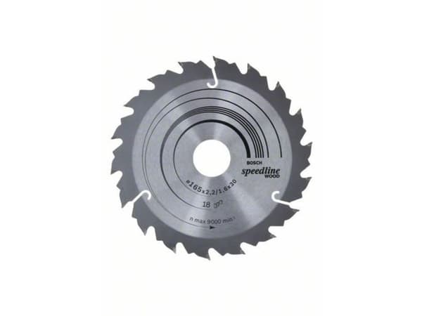 Bosch SPEEDLINE PUUPYÖRÖPESURI 165X30MM18T