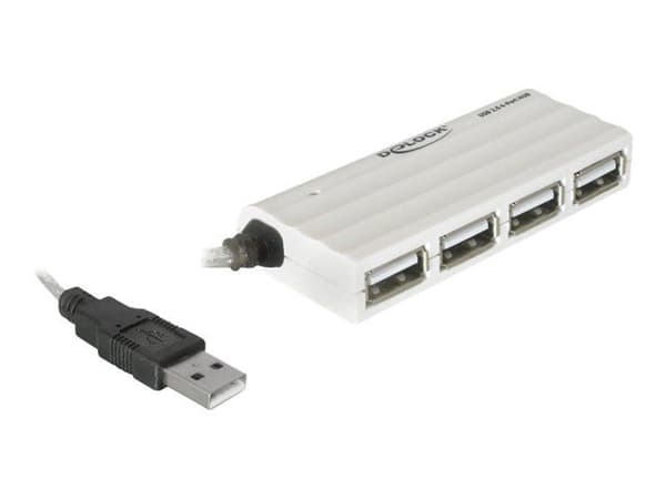 Delock HUB USB 2.0 - Hub - 4 x USB 2.0 - stasjonær