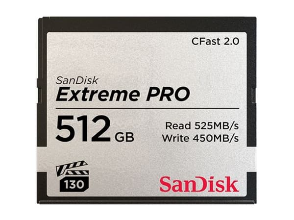 SanDisk Extreme Pro - Flashminnekort - 512 GB - CFast 2.0