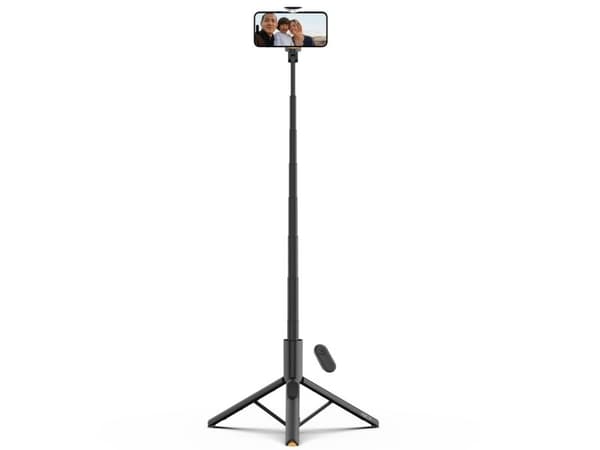 Selfiestang Tech-Protect L09S med stativ - svart