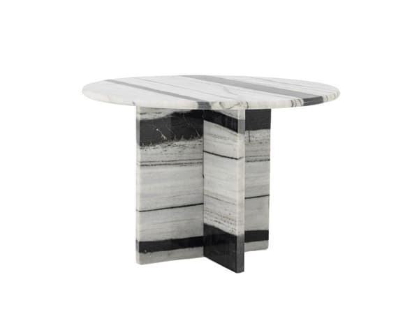 BLOOMINGVILLE Rosito soffbord, vit, marmor