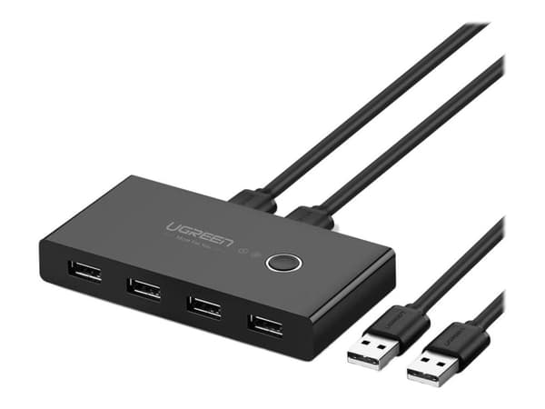 Ugreen - USB-periferdelesvitsj - 4 x USB 2.0 - stasjonær