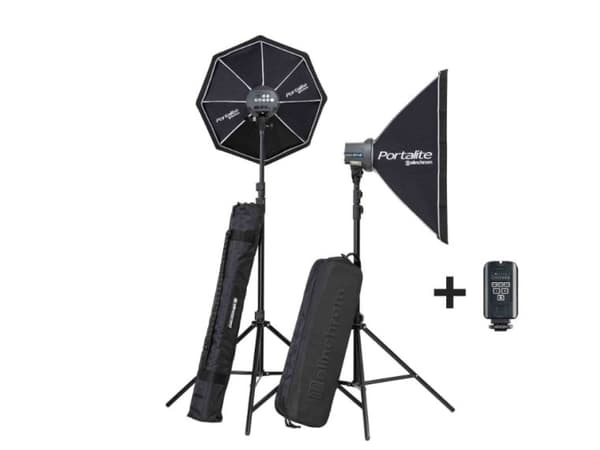 Elinchrom stativ 2 x stativ + stativfot (E30162)