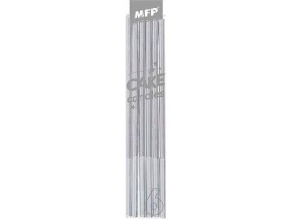 MFP papirlys til kake 6 stk 14 cm sølv 8800113