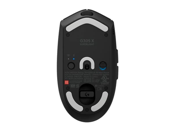 LOGITECH G305 X Superlight, Black gamingmus (trådløs)