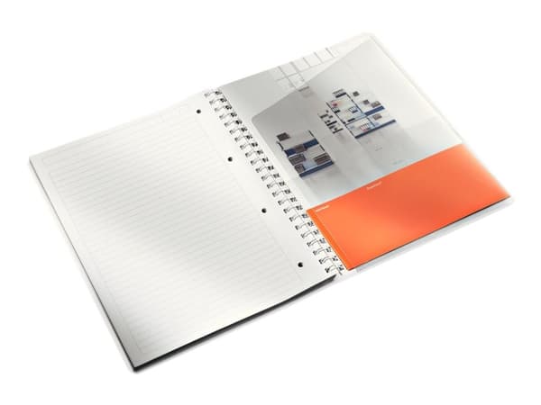 Notesblok Leitz WOW PP A4 linjeret 80 gram 80 ark Lilla - (6 stk.)