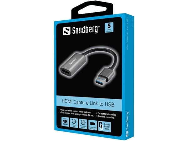 Sandberg HDMI Capture Link to USB