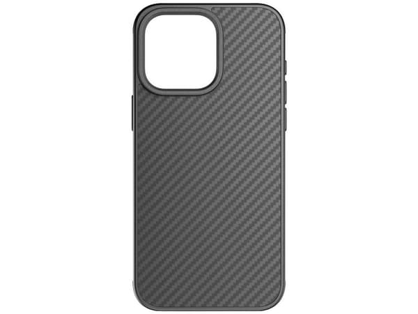 Black Rock Robust Carbon-deksel til Apple iPhone 15 Pro Max – sort, støtsikkert 1330RRC02