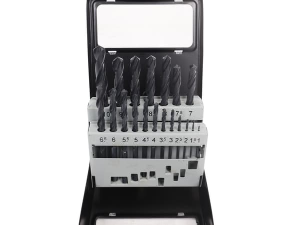 Boxer® HSS-borrset i stållåda 19 delar