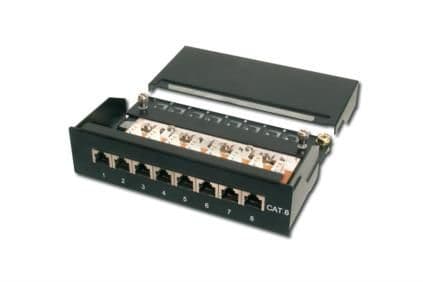 DIGITUS DN-91608SD - Koblingspanel - CAT 5e - 1U - 8 porter