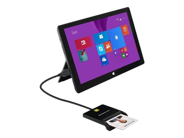 IOGEAR USB Smart Card Reader - SMART-kortläsare - USB