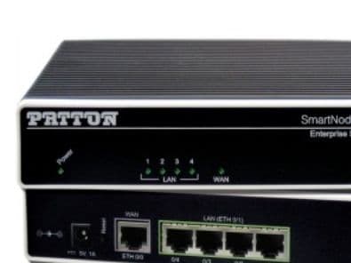 Patton SmartNode 5200, Ethernet WAN, Nopea Ethernet, Musta