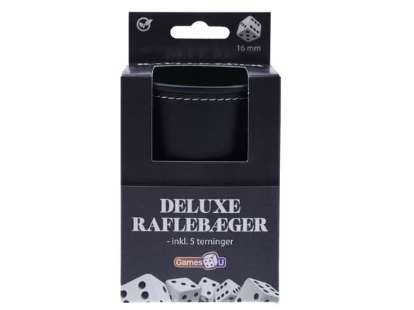Deluxe rafle cup w/5 noppaa