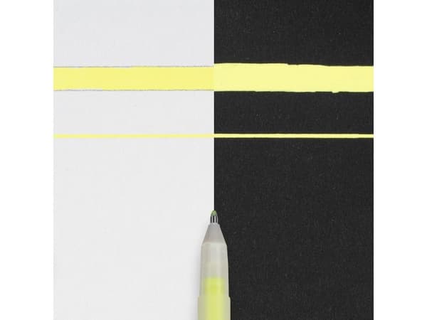 Gelly Roll pen flou. gul