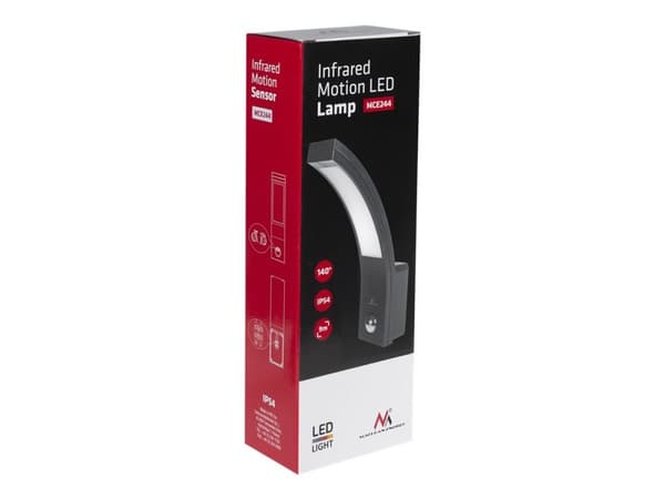 Maclean - Hagelampe - LED - 10 W (ekvivalent 100 W) - grå