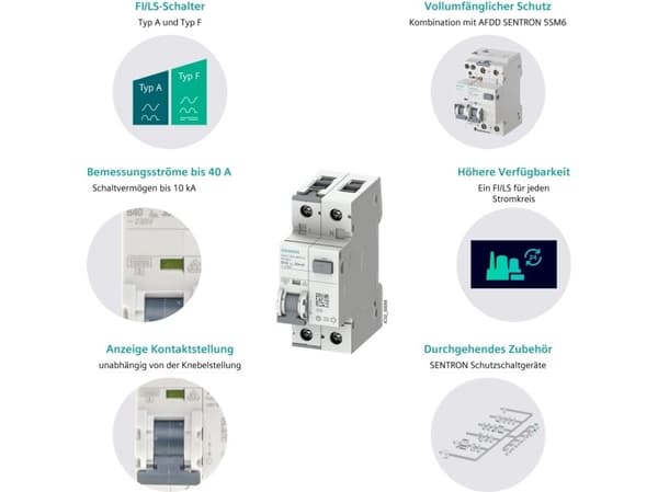 Siemens 5SU1356-6KK06, 6 A, IP20