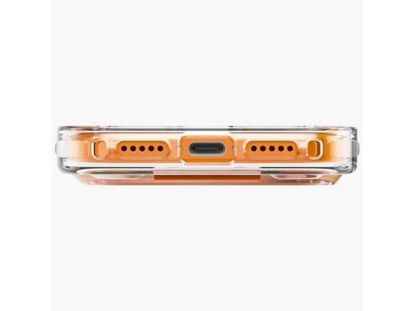 Uniq Heldro Air Case for iPhone 17 Pro Magclick-lading - oransje