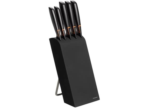 Fiskars - Knivblokk og knivsett - 5 stk.