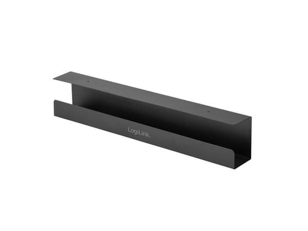 LogiLink KAB0070, Kabelskilleskuff, Bord, Stål, Sort