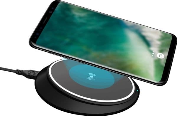 Xqisit 31442, Innendørs, USB, Trådløs lading, 1 m, Sort