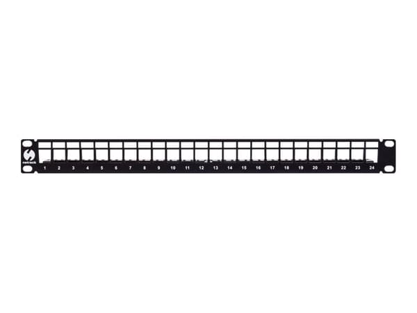 Patchpanel keystone 19" 24-port UTP Netrack