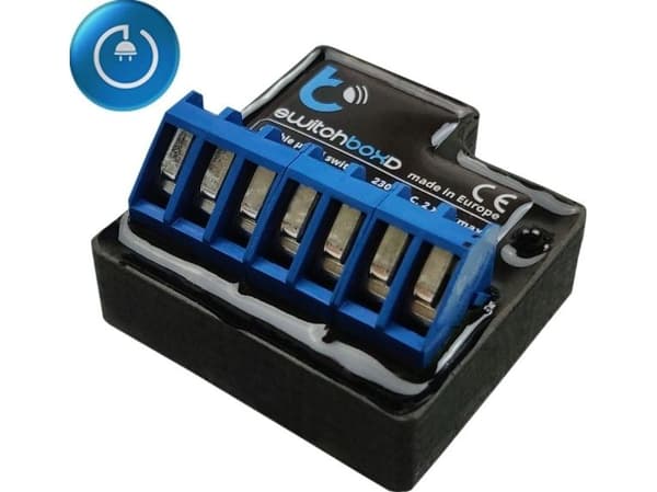 Blebox switchBoxD - Kontroll - trådlös - Wi-Fi - 2.4 Ghz