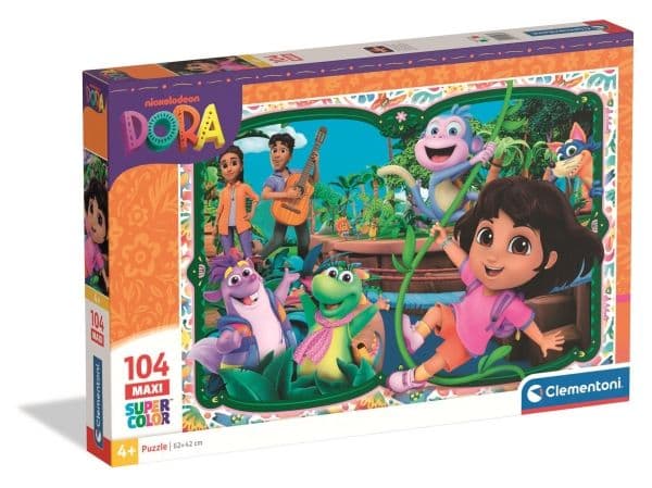 Puslespill 104 Maxi Super Color Dora