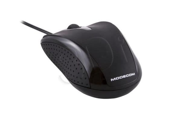 ModeCom MC-M4 - Mus - optisk - 3 knapper - kablet - USB - matt svart